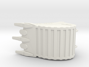 QC120 Fundamentlöffel / fundament bucket in White Natural Versatile Plastic: 1:50