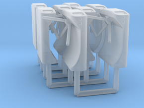 Ticket Turnstile 1:48 O Scale (x8) in Smooth Fine Detail Plastic