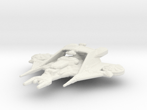Buck Rogers Draconia 1/150000 Attack Wing in White Natural Versatile Plastic