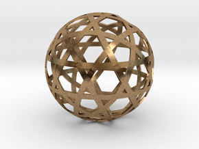 Stripsphere12b in Natural Brass