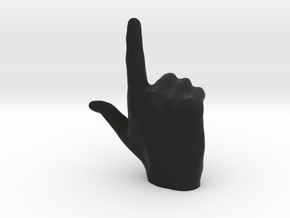 l sign language in Black Premium Versatile Plastic