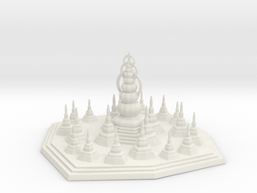 Pagoda in White Natural Versatile Plastic