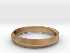Mobius Ring - 90 _ Wide in Natural Bronze: 5 / 49