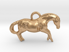 Tiny cave pony "Vogelherd" with ring in Natural Bronze