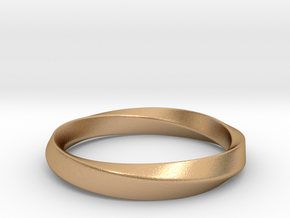 Mobius Ring - 270 _ Wide in Natural Bronze: 5 / 49