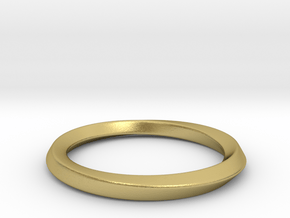 Mobius Ring - 180 in Natural Brass: 5 / 49