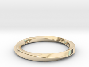 Mobius Ring - 270 in 14K Yellow Gold: 5 / 49