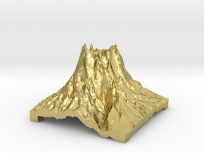 Mountain 2 in Natural Brass: Small