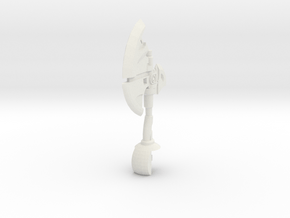 Unibody Axe - Whit Lock  A  in White Natural Versatile Plastic