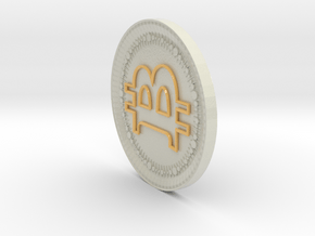 the small b bitcoin coin v2019 in Glossy Full Color Sandstone