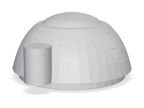 1/600 revell 2nd pilot bridge dome unit in Tan Fine Detail Plastic