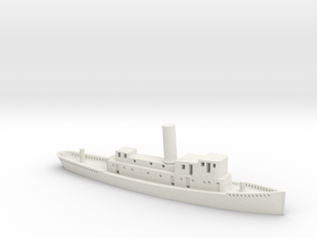 1/350 Scale GLADIATOR Towboat 1896 Waterline in White Natural Versatile Plastic