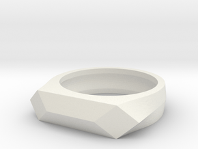 Gamora's Faceted Ring in White Premium Versatile Plastic: 6 / 51.5