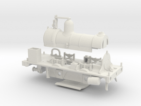 LBSCR Well Tank EM / P4 (Works Version) in White Natural Versatile Plastic