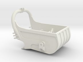 dragline bucket 8cuyd - scale 1/50 in White Natural Versatile Plastic