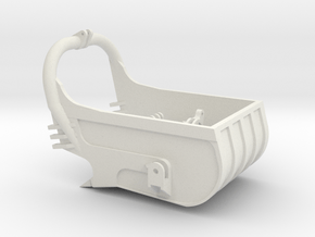 dragline bucket 10cuyd - scale 1/50 in White Natural Versatile Plastic