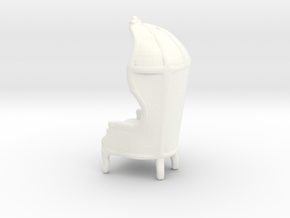 Armchair-Roof 1/2" Scaled in White Processed Versatile Plastic: 1:24