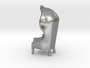Armchair-Roof 1/2" Scaled in Natural Silver: 1:48 - O