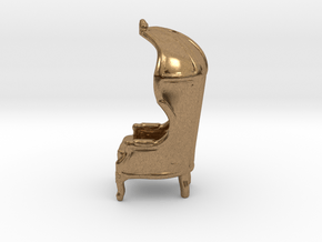 Armchair Roof 1/4" Scaled in Natural Brass: 1:48 - O