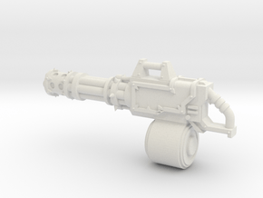 warhammer 40k Reaper Gun in White Natural Versatile Plastic