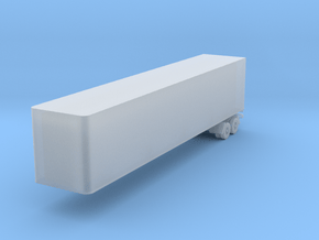 1:285 (6mm) 48 foot box trailer in Smooth Fine Detail Plastic