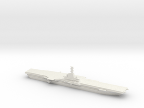 1/1250 Scale USS Yorktown CVS-10 in White Natural Versatile Plastic