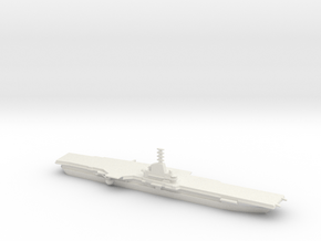 1/2400 Scale USS Yorktown CVS-10 in White Natural Versatile Plastic