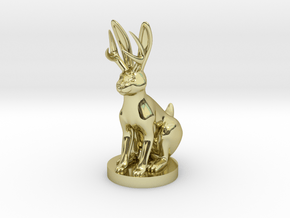 Jackalope in 18K Yellow Gold