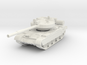T-62 M Tank 1/120 in White Natural Versatile Plastic