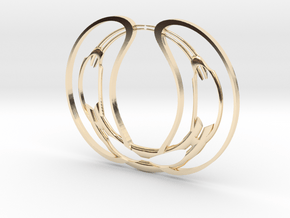 loops_0001 in 14k Gold Plated Brass