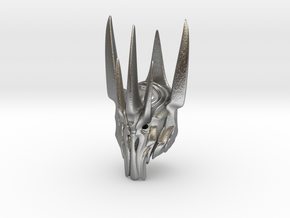 Sauron helmet  in Natural Silver