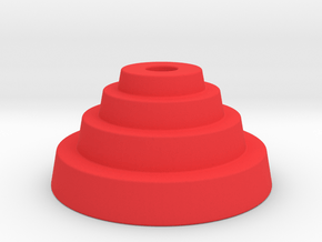 PLA multi stepped hat begleri in Red Processed Versatile Plastic