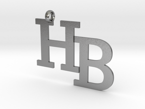 HB charm - Go Bobcats! in Natural Silver