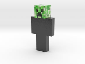 LeEpicCreeperXD | Minecraft toy in Glossy Full Color Sandstone