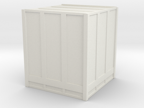 Large Shipping Crate 1/87 in White Natural Versatile Plastic
