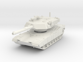 M1A1 AIM Abrams (early) 1/100 in White Natural Versatile Plastic