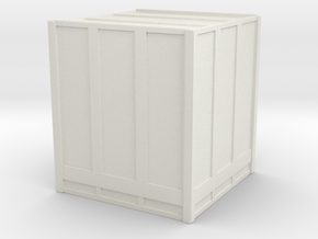 Large Shipping Crate 1/76 in White Natural Versatile Plastic