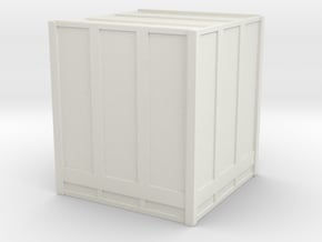 Large Shipping Crate 1/56 in White Natural Versatile Plastic