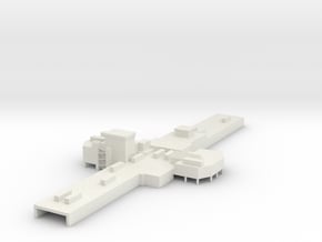 ATL Terminal A Center 1:400 Scale in White Natural Versatile Plastic