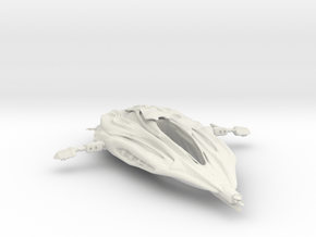 Wraith hive ship 160mm (hollow) in White Natural Versatile Plastic