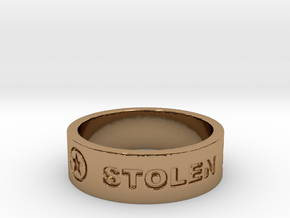58 STOLEN V2 Ring Size 7 in Polished Brass