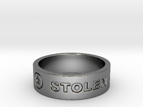 58 STOLEN V2 Ring Size 7 in Polished Silver