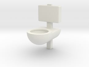 Prison Toilet 1/35 in White Natural Versatile Plastic