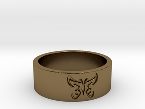 25 Butterfly v4 Ring Size 7 in Polished Bronze