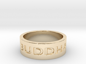 13 Buddha Ring Size 7 in 14K Yellow Gold