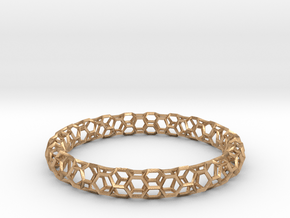 Honeycomb Bracelet in Natural Bronze: Small