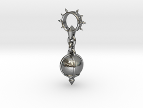 Ball and Chain  in Polished Silver