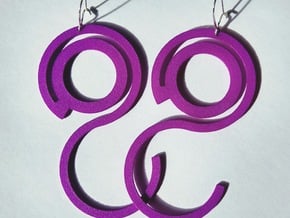 EarringTwenty in Purple Processed Versatile Plastic