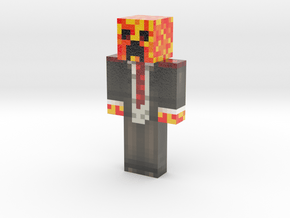 DoTheFlip open suit red shoulder | Minecraft toy in Glossy Full Color Sandstone