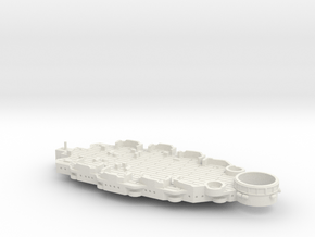 1/700 USS Arizona (BB-39) Casemate Deck w/out 5'' in White Natural Versatile Plastic
